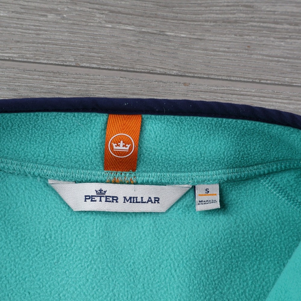 Peter Millar Crown Sport Men's Thermal Flow Microfleece Half-Zip Size Small Golf - Picture 2 of 7